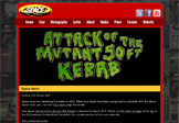 SpaceTheBand.com screenshot